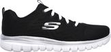 Skechers Sportschoenen Dames GRACEFUL-GET CONNECTED - 12615 BKW Black/White