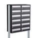 Allux Hive Set 2-Breed, 6-Hoog Op Statief Zwart