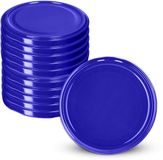 KADAX Schroefdeksel fi66 mm, reservedekselset van metaal, inmaakdeksel geschikt voor 200 ml en 315 ml potten, twist-off-deksel met 4 vergrendeltanden, deksel (blauw, 10 stuks)