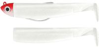 Fiiish Black Minnow Shore Combo + Body White/Red Head No. 3 (120) - 12g White/Red Head