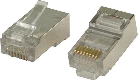 Goobay CAT6 RJ45 Connector Plug - STP - RJ45 - Ethernet Cable Connector - 93829