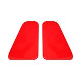 4R Quattroerre.it 17081 sticker voor de binnenkant koplamp Abarth en FIAT 500, glanzend rood