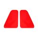 4R Quattroerre.it 17081 sticker voor de binnenkant koplamp Abarth en FIAT 500, glanzend rood