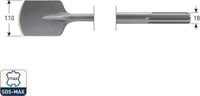 Rotec SDS-MAX Spadebeitel 135x400mm