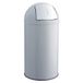Helit H2401787 vuilnisbak 30 l Rond Roestvrijstaal Grijs, Metallic