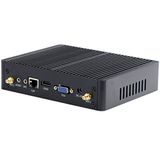 HSIPC Nieuwe Haswell Celeron 2955U Mini Box PC Fanless PC HTPC 4G RAM 128G SSD USB3.0 Wifi GbE VGA HDMI HD 1080P