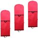 TUKA Sac respirant 180 cm x 64 cm, 3 pièces, rouge