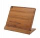 Brunbeste Bloc à couteaux magnétique avec aiguiseur – aspect bois – 27x23cm