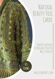 Natural Melu Crochet Natural Beauty Hexi Cardi US Terminology: Crochet Pattern