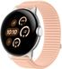 Strap-it Nylon 'Wave' bandje Rose pour Google Pixel Watch 45 mm
