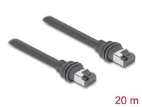 Delock 90676 Netzwerkkabel Grau 20 m Cat6 Rund