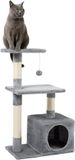 Lionto Kattenkrabpaal 85 cm, Lichtgrijs