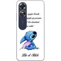 Maniacase Etui Oppo A17 steek-lilo-familie-wit
