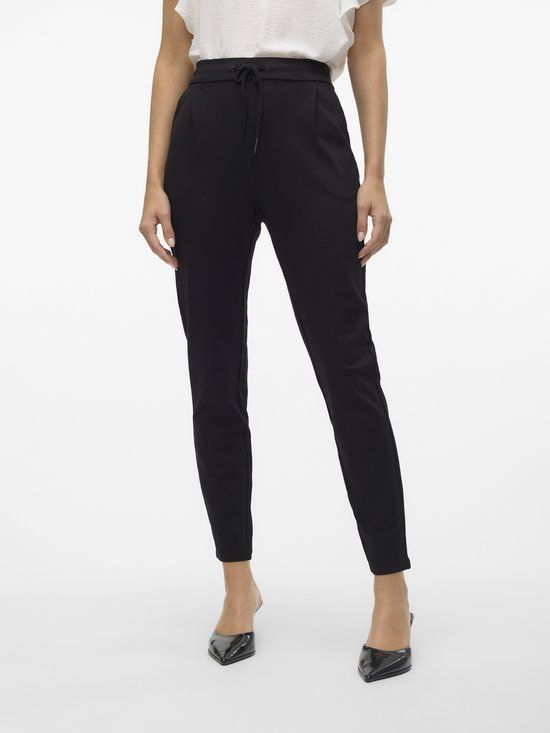 VERO MODA VMEVA MR LOOSE STRING PANTS NOOS Dames Broek - Black - L X L32