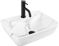 REA Altea Cloudy Opzetwastafel Grijs 45,5x36x12cm