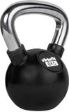 VirtuFit Kettlebell - Rubber/Chroom - 8 kg