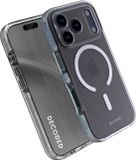 DECODED Clear Frosted Hoesje Geschikt voor iPhone 17 Pro Max - Anti-Yellowing - 100% Gerecycled Materiaal - Geschikt voor MagSafe - Doorzichtig Hoesje – Wit