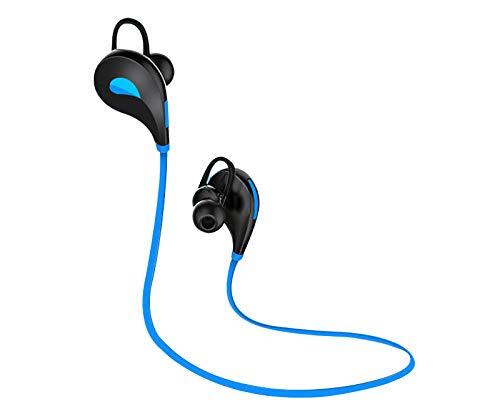 Shot Case Bluetooth hoofdtelefoon Sport voor iPhone 11, draadloos, knoppen, handsfree, in-ear hoofdtelefoon, universeel, blauw