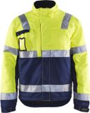 Blåkläder Winterjas High Vis Geel/Marineblauw Maat XXXL