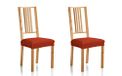 Martina Home Emilia Pack Stoelbekledingset voor stoel, stof 24x30x6 cm roestrood (teja)