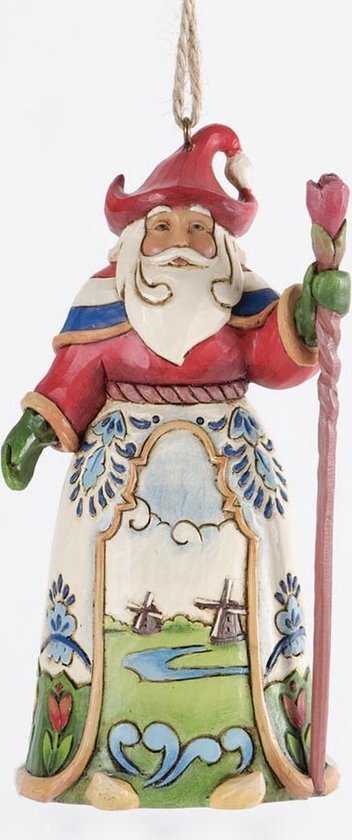 Jim Shore Dutch Santa hanging ornament uit 2013