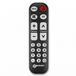 Geemarc, Programmeerbare Universele Afstandsbediening voor TV / Box met 19 Toetsen, Zwart