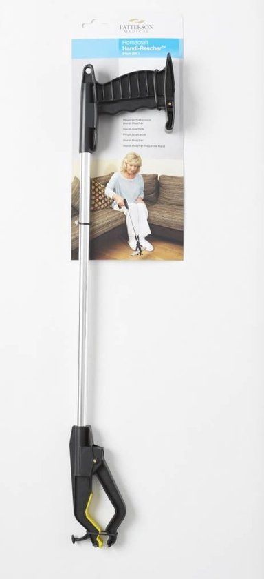 Homecraft Handi Reacher, 89,4cm Grijper met kledinghaak en magneetje