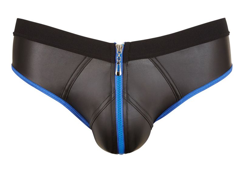 Svenjoyment Slip Met Open Achterkant - Zwart/Blauw Small