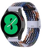 By Qubix Qubix - Braided Nylon Watch Strap for Huawei Watch 5 (42mm) - Multicolor Dark