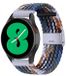By Qubix Qubix - Braided Nylon Watch Strap for Huawei Watch 5 (42mm) - Multicolor Dark