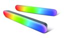 Konix Barres lumineuses gaming LED Flame - Éclairage RGBIC - Harmonisation musicale - Domotique Tuya - Hauteur 30 cm - Compatible Alexa et Google Home
