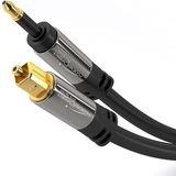 KabelDirekt – Optische audiokabel Mini-TOSLINK – 0,5m