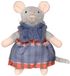 Bambolino Sam & Julia Het Muizenhuis Pluche knuffel Sams Moeder - Speelgoed kinderen - 12 cm