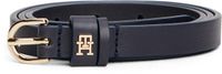 Tommy Hilfiger Riemen Dames Leer Blauw