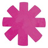 MSV Pannenbeschermer met 3 stuks van polyester in roze, kunststof, 40 x 34,5 x 3 cm