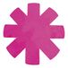 MSV Pannenbeschermer met 3 stuks van polyester in roze, kunststof, 40 x 34,5 x 3 cm