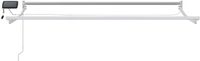 vidaXL - Manual - Awning - Frame - with - Solar - LED - 3,5 - x - 2,5 - m - Wit