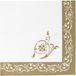 Graziano, Papieren servetten GOLDEN ELEGANCE, verpakking met 20 servetten, formaat 33 x 33 cm, snoepbuffet party