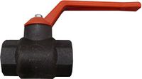 's & M 174025 – Ventielwijzerplaat 1/2, PP zwart, remhendel links rood