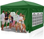 Merkloos Partytent 3x3m Easy-up Partytent groen