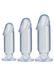 Doc Johnson Crystal Jellies Anale Starter Kit Clear 1 stuk