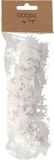 Inge-glas Inge Christmas Goods Spiraal kerstslinger - wit - folie - 750 cm - sterren