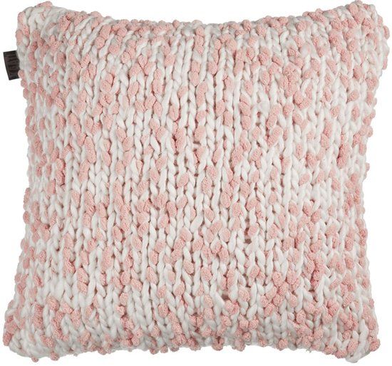 KAAT Amsterdam Oropa - Sierkussen - 45x45 cm - Zacht Roze - Katoen