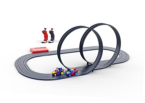 Ninco - Superthings Double Looper, raceafstand, incl. twee auto's met 2 superthings, vanaf 3 jaar, 91018