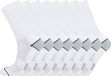 ENDURANCE Sokken 8-Pack Hoope Wit Unisex Polyester/Elastaan Schoenmaat 43-47 Vocht absorberend