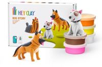 Merkloos HEY CLAY DOG STORY 6 CAN SET. Meerkleurig