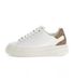 GUESS Lace-Up Sneakers with Rubber Sole Wo - White