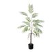 Zstar Kunstpalm, 120 cm, grote kunstpalm in pot, kamerplanten, hoekdecoratie, palmvaren voor woonkamer, kantoor, terras, groen