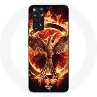 Maniacase Hoesje voor Xiaomi Redmi Note 11 4G Hongerspelen Film Logo