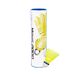 Yonex Mavis 2000 badmintonballen, geel met rode strepen (tot 14 °C), 6 stuks